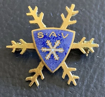 :Alter  Pin Anstecknadel 935er  Silber - Schweizer Alpen Verein ?? - Bild 1 von 4