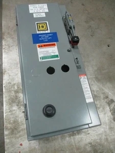 Cuadrado D Fusible Talla 0 Combinación 8538SBG11V81CFF4P51T Ser. Bobina K 120V usada - Imagen 1 de 6