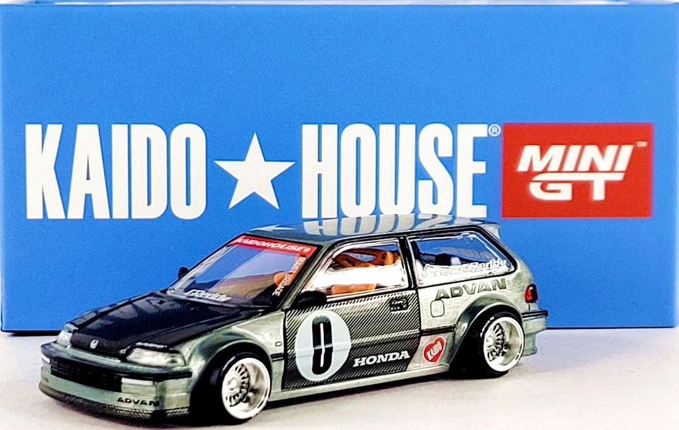 Kaido House x Mini GT Honda Civic (EF) Kaido Roulette V1 KHMG179