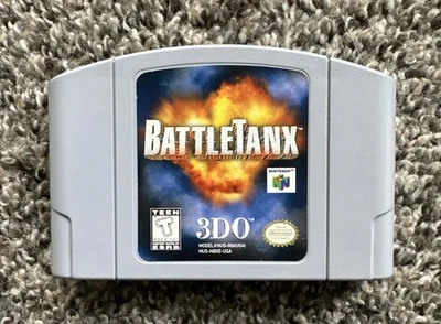 BattleTanx (Nintendo 64, 1998) N64 Authentic  Video Game Cartridge Tested - Image 1 of 4