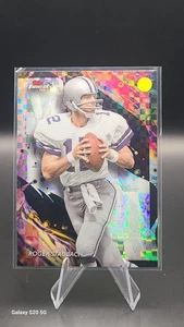 2024 Topps Finest - Réfracteur damier peu commun Roger Staubach #113 - Photo 1/2