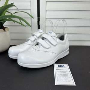 NWOB SAS Tripad Comfort Me Too Walking Shoe White Sneaker Womens Size 9 W - Picture 1 of 9