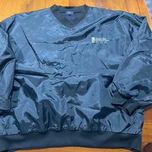 Cedar Fair Point V.I.P. Chaqueta cortavientos pulóver negra unisex talla 2XL - Imagen 1 de 4