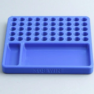 308 Winchester Reloading Bullet Tray 50 Rd | Dillon, Lee, Hornady, Lyman, RCBS - Picture 1 of 8