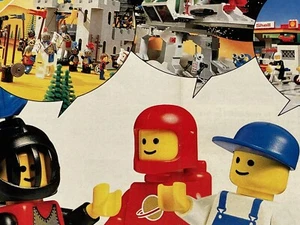 1986, LEGO Legoland Brochure 8" x 5.75" Space Duplo Castle Vintage Train Boats - Picture 1 of 14