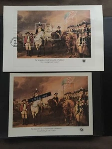 Scott # 1686, 13 cent Surrender of Cornwallis at Yorktown, Including FDC - Picture 1 of 4