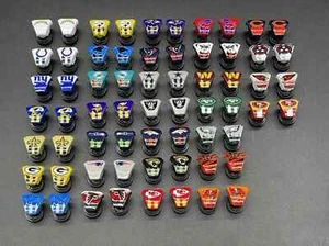 Custom Team Mini Helmet Visor Clips ( Not 3D printed ) **No Lines** - Picture 1 of 1