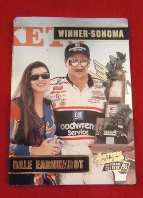 Dale Earnhardt Sr 1995 Action Packed Now & Then Silver Speed Goodwrench Card #45 - Image 1 of 3
