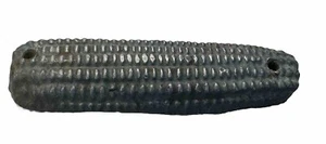 Vintage Lead Corn Cob Wall Hanging Paper Weight Napkin Cover Primitive 4 3/4” - Picture 1 of 4