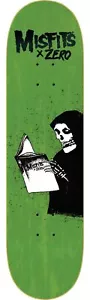 Zero Skateboards Misfits Ghost Stories verschiedene Flecken Skate Deck 8,25" x 31,9" - Bild 1 von 1