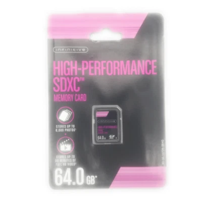 New Original Infinitive 64gb Fast High-performance SDXC Memory Card - Image 1 of 2