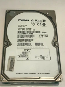 COMPAQ  AB0183346B   18.2GB SCSI ULTRA HARD DRIVE  9N2011-032  3A07       aa5ga7 - Afbeelding 1 van 2