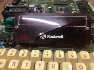 Rockwell Aim 65 Untested Damaged protector Screen, Red Plastic - Photo 1/2