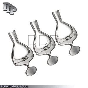 3 Rodent Mouth Gag 4" Veterinary Surgical Instruments - Picture 1 of 3