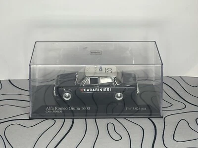 Minichamps Alfa Romeo Giulia 1600 “Carabinieri” 1:43 Scale Model BNIB - Image 1 of 4
