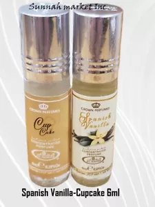 Al Rehab-Spanish Vanilla-Cupcake- perfume oil 6 ml (2 PACK)Women's Fragrances - Picture 1 of 1