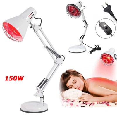 150W Wärmelampe Rotlicht Strahler Infrarotlampe Rotlichtlampe Therapie lampe  - Bild 1 von 4