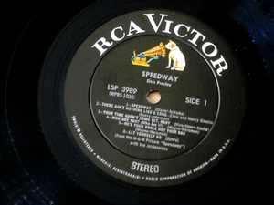 ELVIS PRESLEY~ SPEEDWAY~ RARE~ STEREO PRESSING~RCA RECORDS ~ROCKABILLY - Picture 1 of 2