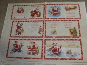 Panel de libro de tela de algodón Henry Glass Santa's Friends - Imagen 1 de 1