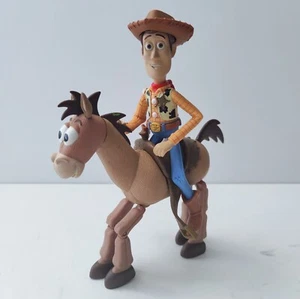 TOY STORY WOODY & BULLSEYE ACTION FIGURES 7" MATTEL - Picture 1 of 7