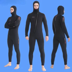 7MM Wetsuit Men Thickened Warm Elastic Neoprene Diving Surfing Winter Swimming - Picture 1 of 13