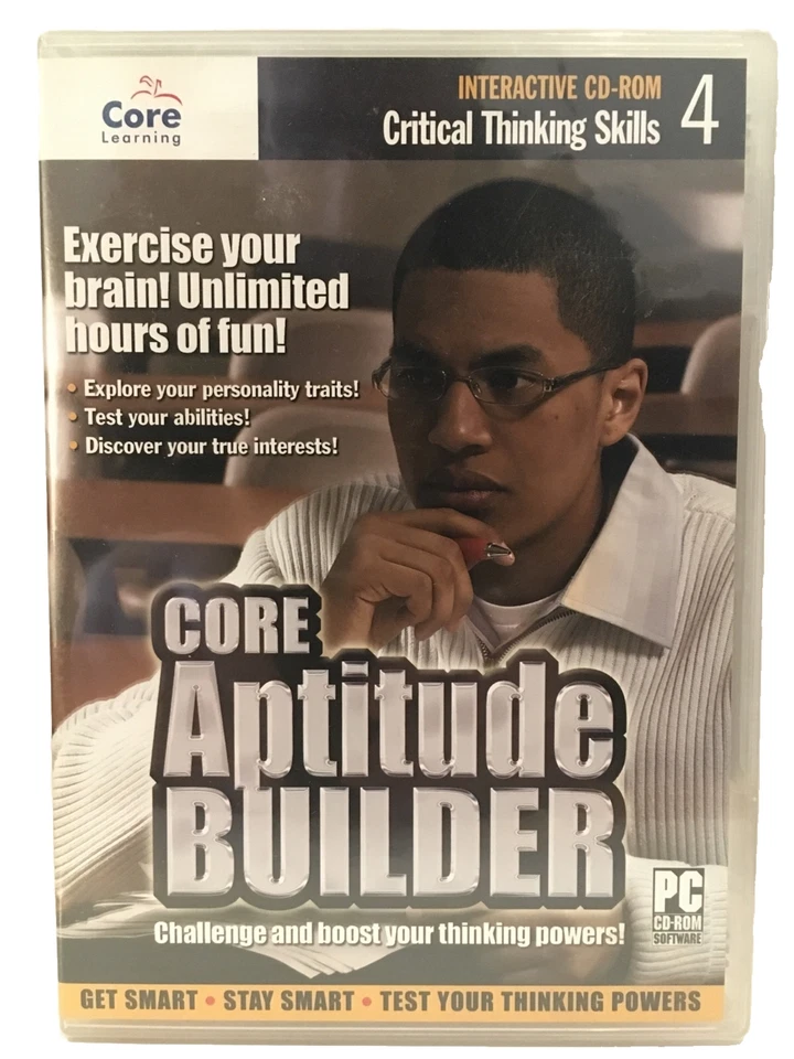 Core Aptitude Builder - Critical Thinking Skills 4 (CD-ROM, 2008) New! Sealed! - Image 1 of 2