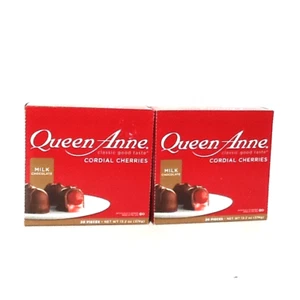 2 Pack QUEEN ANNE Milk Choclate Cordial Cherries- 20 Pieces | 13.2oz Each - Picture 1 of 2