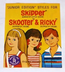 Vintage Junior Edition Styles Skipper Skooter Ricky Kleidung Booklet Barbie 1964 - Bild 1 von 1