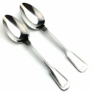 WMF Murray Hill Oval Place Soup Spoons Stainless Glossy Flatware 2Pc Set - Picture 1 of 3