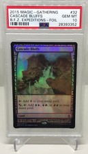 MTG Magic the Gathering CASCADE BLUFFS Holo Foil Zendikar Expeditions PSA 10 GEM