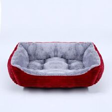 Łóżko dla psa kota zwierzę domowe kwadratowe pluszowa hodowla i sofa dla psa poduszka łóżko dla zwierząt domowych łóżko uspokajające