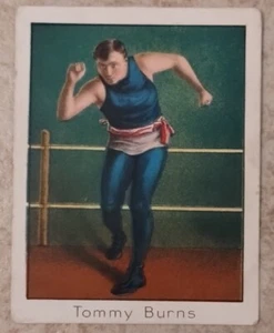 1910 ATC T220 Tommy Burns Champion Athlete and Prize Fighter Series MECCA Card - Picture 1 of 2