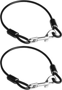 Anti Chew Dog Lead, 2Pcs Metal Dog Lead Chain Dog Lead Extension Chew Proof Dog - Picture 1 of 4