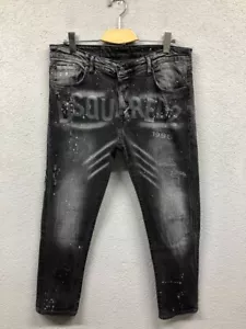 Jeans uomo Dsquared2 monogram cool jeans gay taglia EU 54/W 38 made in Italy - Foto 1 di 13