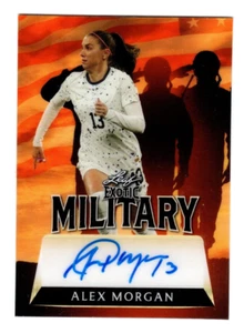 2024 Leaf 1/1 Metal Exotic Military Alex Morgan Autograph - Picture 1 of 2