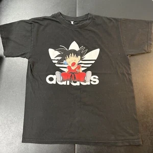 Adidas Dragon Ball Sleeping Goku Anime Mens Rare Medium Tshirt Runs Small - Picture 1 of 4