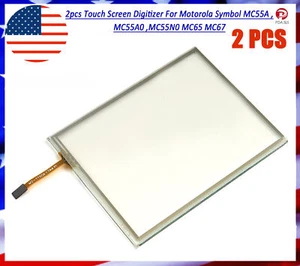 2pcs Touch Screen Digitizer For Motorola Symbol MC55A , MC55A0 ,MC55N0 MC65 MC67 - Picture 1 of 8