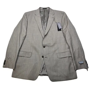 Michael Kors Sport Coat Mens 46L 46 Tan Classic Fit Stretch Natural Wool $450 - Picture 1 of 13