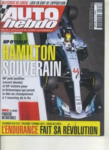 AUTO HEBDO n°2130 06/09/2017 GP ITALIE 6h MEXICO INDYCAR WATKINS GLEN F2 MONZA - Picture 1 of 1