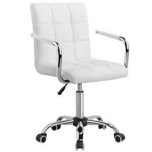 Bürostuhl Drehstuhl Schreibtischstuhl Bürosessel Chefsessel Büromöbel Stuhl Weiß - Bild 1 von 12