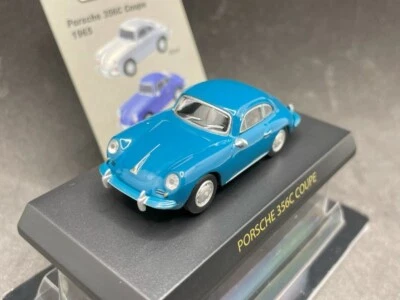 Kyosho 1/64 Porsche Collection 356C Cupé Azul Diecast Modelo Coche 3B2 Foto 1 de 4