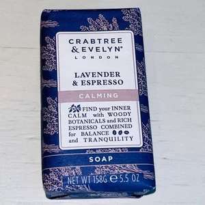 Crabtree & Evelyn Lavendel & Espresso, beruhigende Seife 5,5 oz .................NEU - Bild 1 von 2
