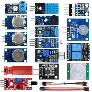 16 In 1 Smart Home Sensor Modules Kit For Arduino Raspberry Pi Diy Pr (Brand New - Afbeelding 1 van 5