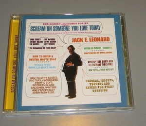 Bob Booker, George Foster, Jack E. Leonard - Scream On Someone You Love Today CD - Imagen 1 de 6