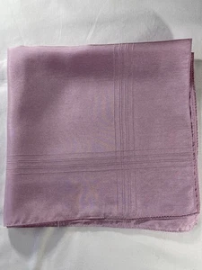Vintage rosa Seide Einstecktuch/Taschentuch - English Made - Bild 1 von 3