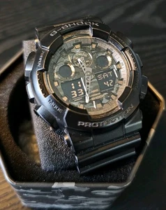 CASIO G-SHOCK GA-100CF Black Ana-Digi Quarzuhr, guter Zustand - Bild 1 von 4