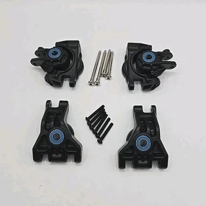 Fit Traxxas Jato 4x4 BL-2s Extreme HD Axle Carriers Caster SteeringBlocks Hubs   - Picture 1 of 2