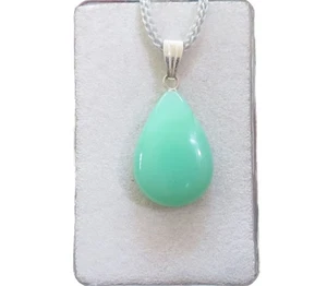 Chrysopras Cabochon Anhänger Nr. 5081 - Bild 1 von 1