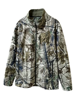 Gander Mountain Mens 2XL Realtree Camo Jacket Fleece Full Zip EUC - Image 1 of 4