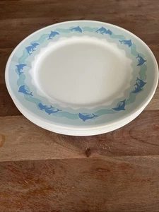 8er Set Corelle USA OCEAN DANCE Essteller 10 3/4" - Bild 1 von 17